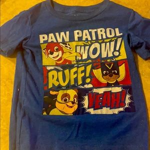 Boys 2t paw patrol shirt